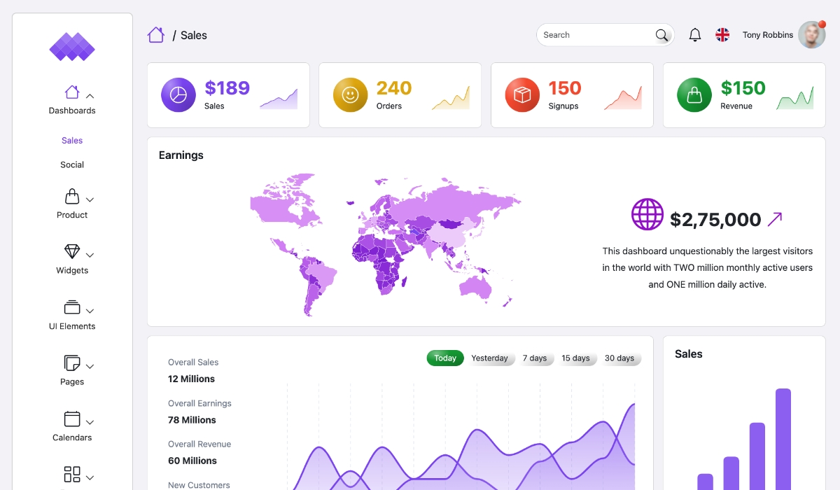 Max FREE Bootstrap Admin Template