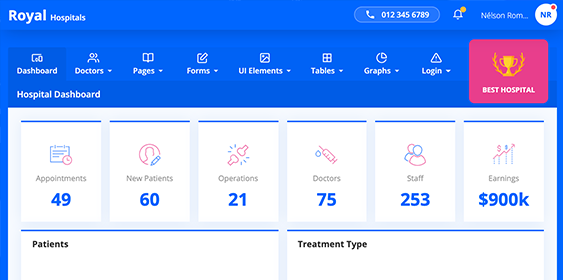 Royal Hospital Admin